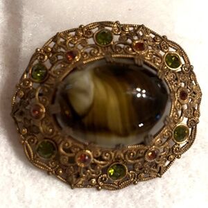 Antique brooch, made in Germany